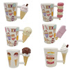 Cartoon Emoticon Pack Ice Cream Popsicle Ice Cream Popsicle Cup Cute Popsicle Ceramic Mug Water Cup