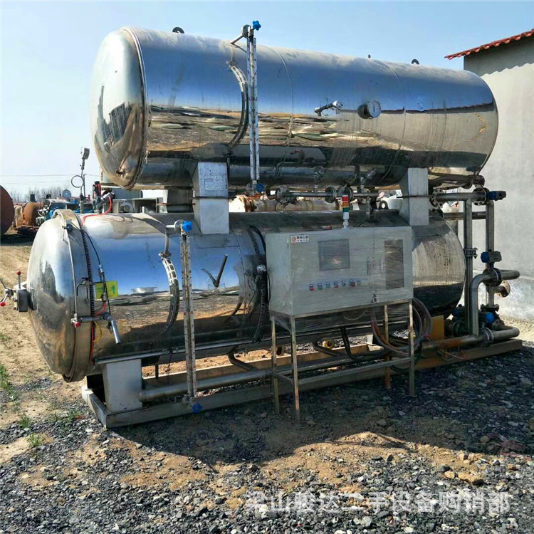 供应二手九层新食品杀菌锅 熟食杀菌锅 不锈钢夹层锅|ms