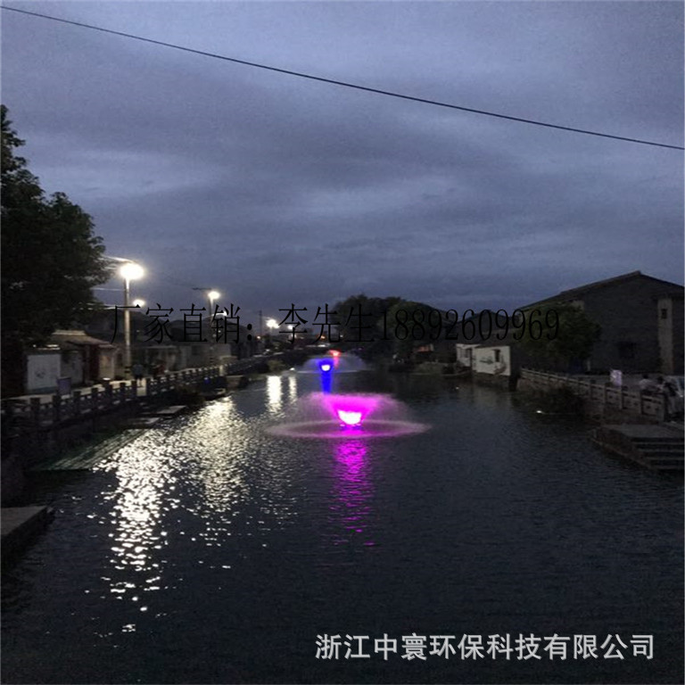 TQB-ZH系列景观喷泉曝气机 浮水式曝气机 河道治理设备