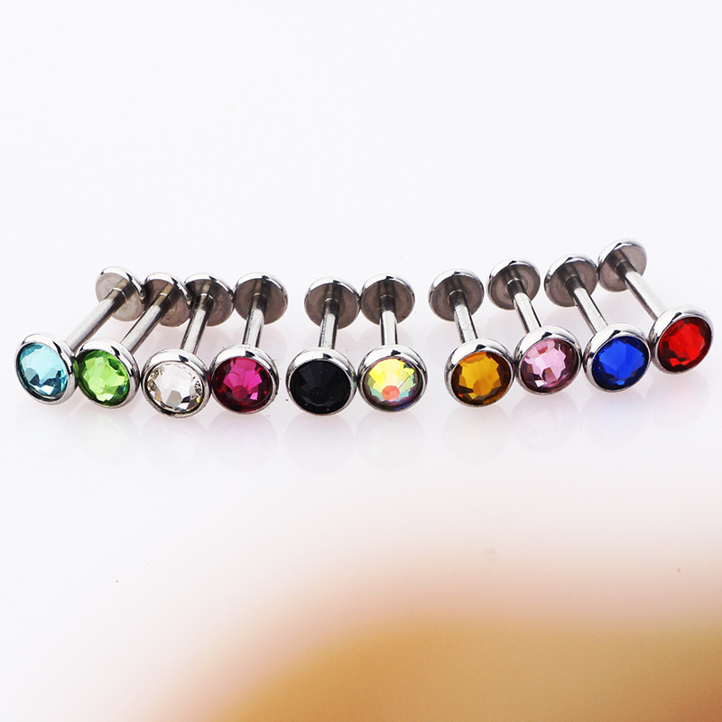 EBAY Hot 6/8/10mm Long Rod Flat Head Ear Bone Stud Lip Nail Eyebrow Piercing Stainless Steel Ornament detail image 7