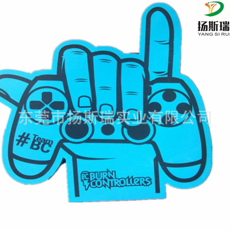 厂家加工 聚氨酯手掌手指海棉  白色画画手指海绵 手指套彩绘海棉