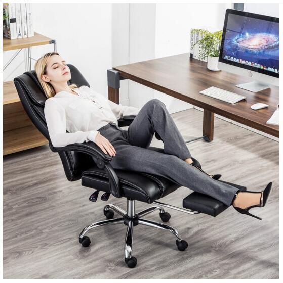 Silla de oficina silla jefe silla de la computadora Silla de cuero personal silla reclinable asiento de elevación silla ergonómica RC-819