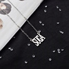 The surrounding bullet -proof youth group Tian Yiguo neck chain Jinsai Heng's same model should support titanium steel necklace manufacturers wholesale