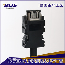 批發FA-EN1030-H電源動力線束 帶插頭編碼器線束生產寶力通定制