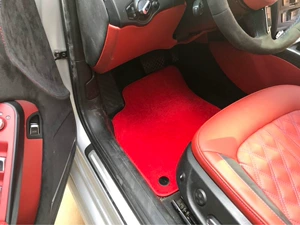 Suitable for Audi car mat special car environmental protection elbow yarn car mat