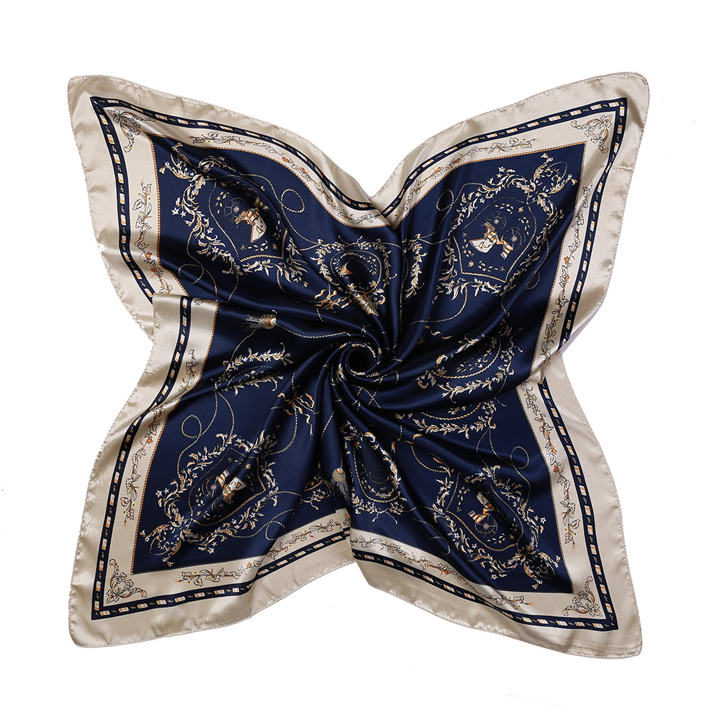 Women'S Gender Women's Elegant Geometric Satin Printing Scarves & Gloves