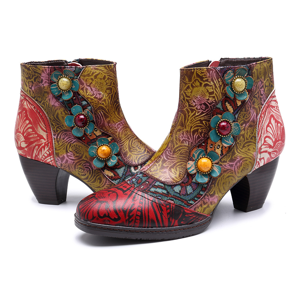 Bottes femme en En cuir - Ref 3354839 Image 12