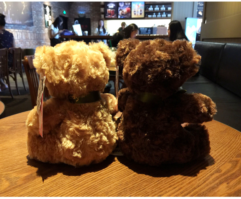 Rose Velvet Teddy Bear - Soft Plush