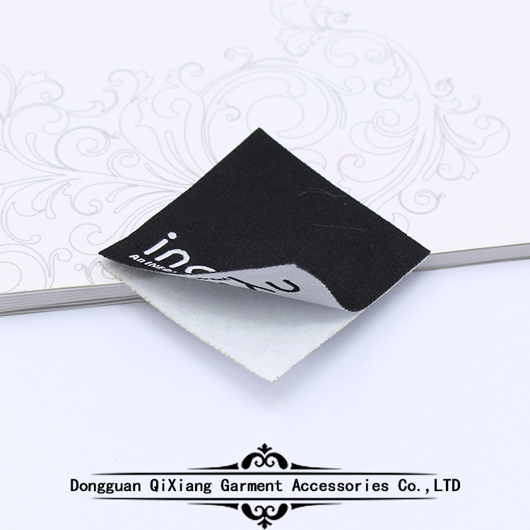 、 服装领标织唛背纸朴定做 布标侧唛订做缎面对折标