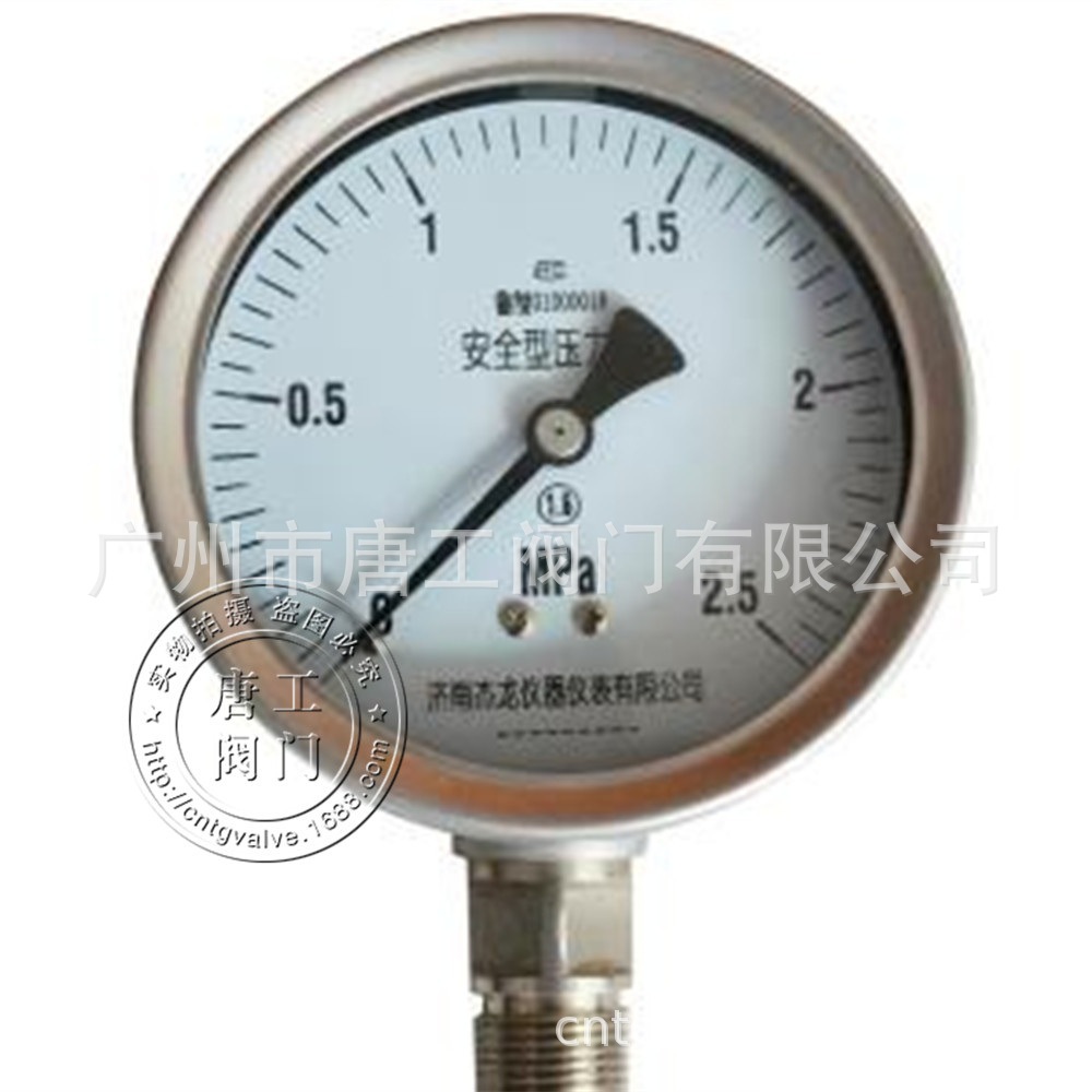 厂家直供YTQ、YTQN，不充液、充液系列全不锈钢安全系列压力表