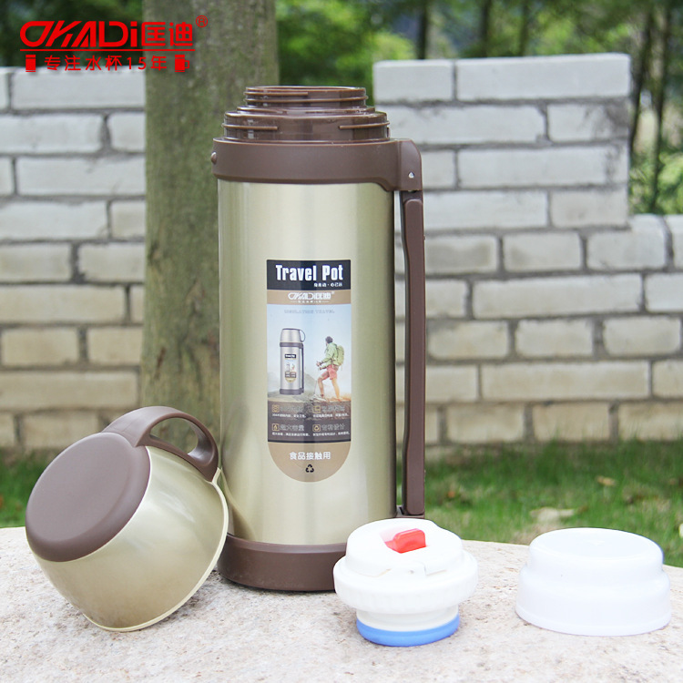 匡迪932号真空旅行壶创意时尚保温壶户外运动休闲水壶印刷刻字