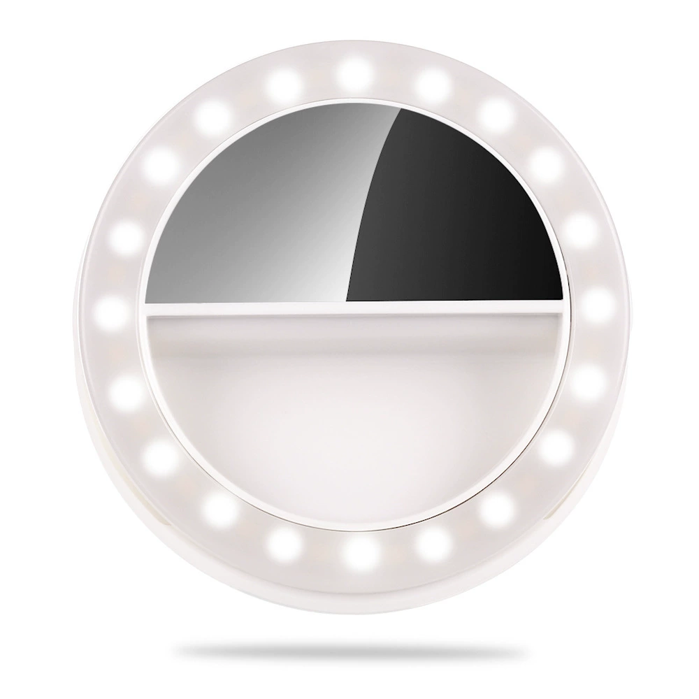 Смартфон, LED-подсветка, объектив, мигалка