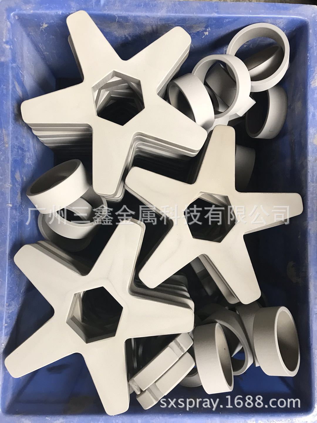  After tungsten carbide coating on the crusher equipment 