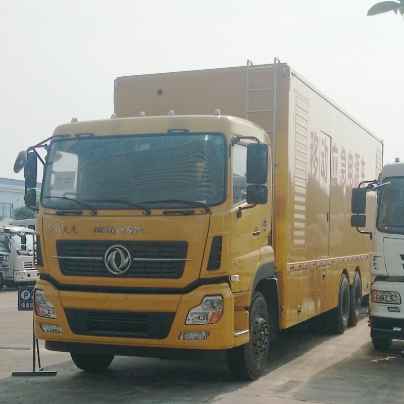 东风天锦300KW移动电源车 带升降照明灯的应急电源车报价