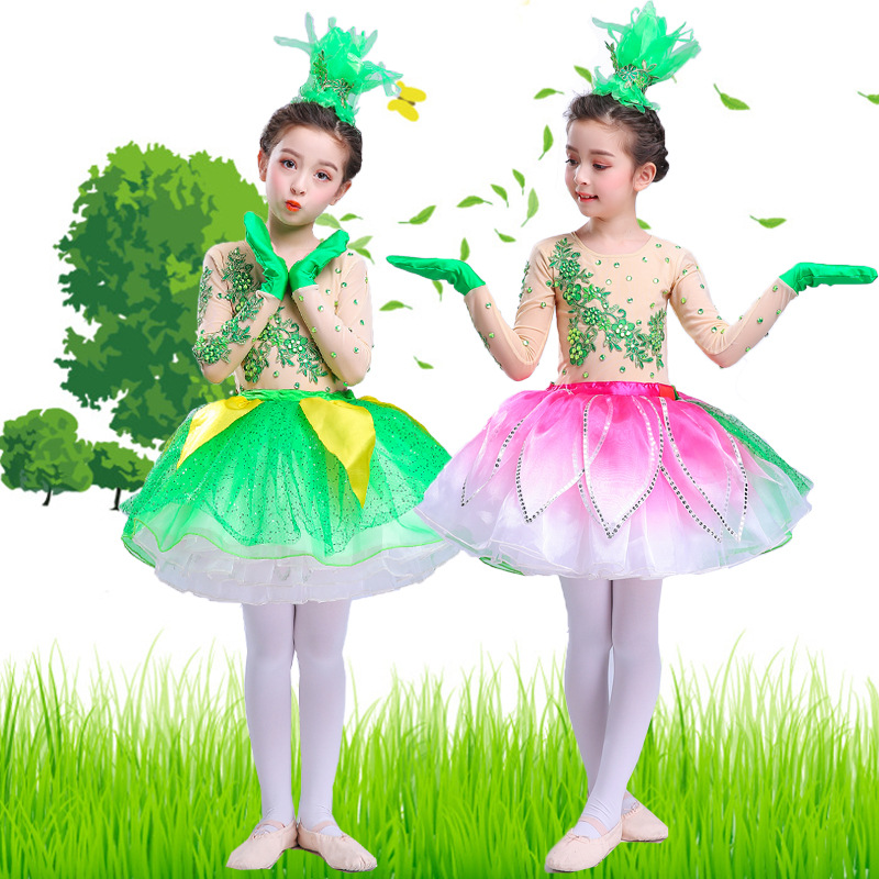 Costumes for the 9th Little Lotus Charm Dance Competition: The Sky of Grass (or similar dance costumes)