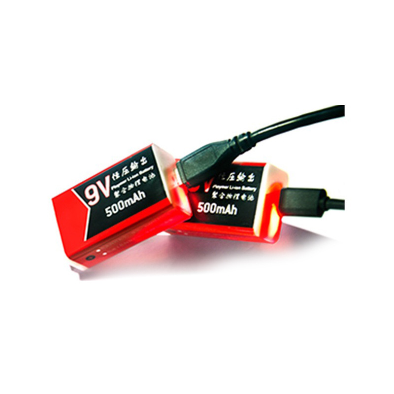 9V Rechargeable battery Microphone toy Remote control microphone Battery 500mAh A multimeter detector Battery