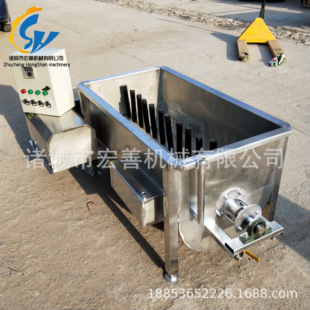 厂家供应鸡鸭鹅浸烫池 小型鸡鸭鹅浸烫锅 家禽屠宰设备拔毛机设备