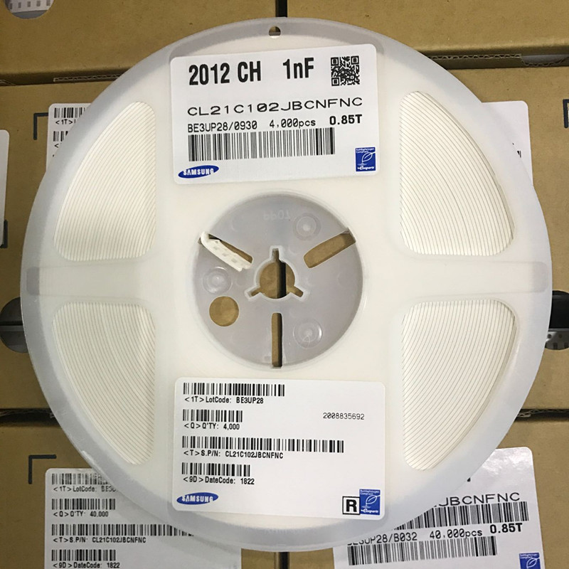 陶瓷电容0805 102J50V 1NF NPO CL21C102JBCNFNC   BOM表配套电子