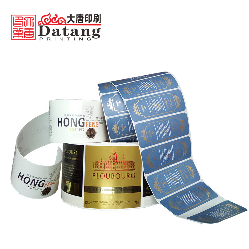 各种材质不干胶印刷 单色透明标签贴纸  各类标签