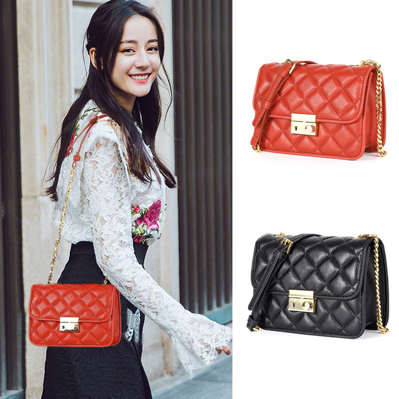 2021新款链条包女包菱格包包女时尚c k女包小香风单肩斜挎包|ru