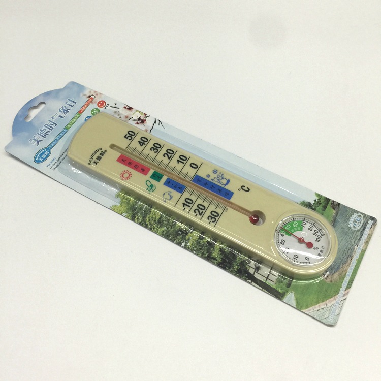 美德时TH337干湿温度计 室内外温湿表  改良机芯