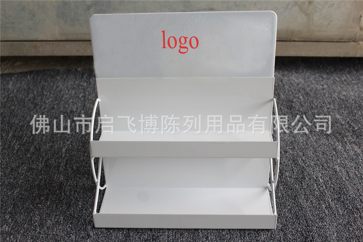 药品药片含片台面金属层架 小型货架展示架 铁质端架