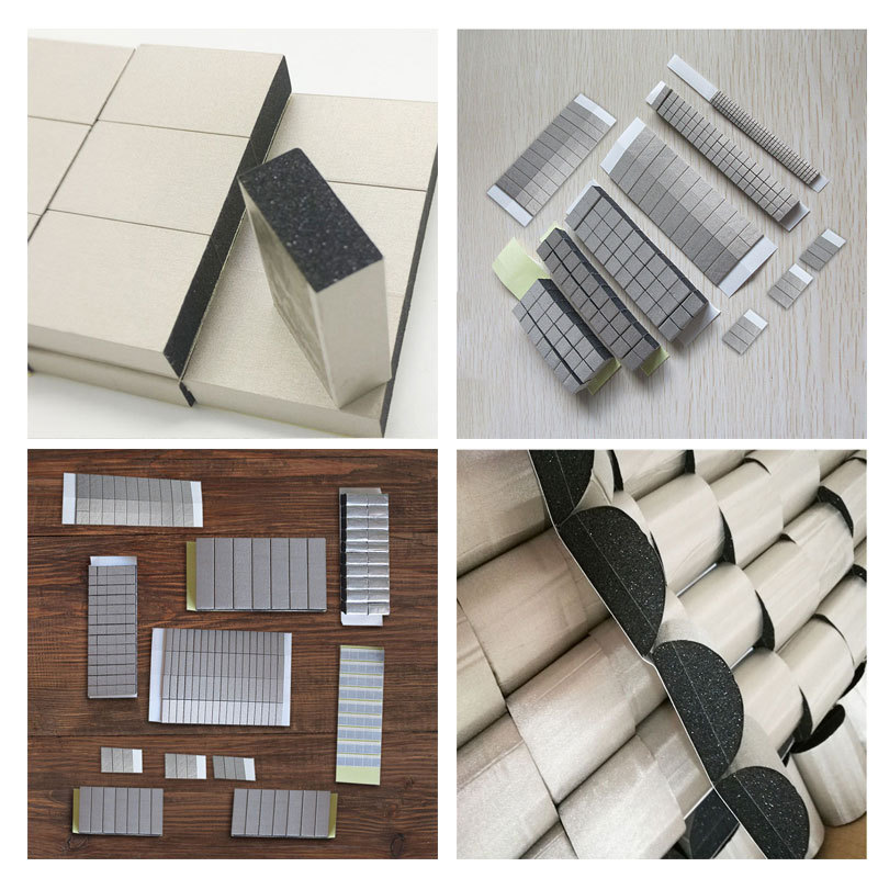 导电泡棉导电海绵自粘胶贴片定制模切触摸开关导电屏蔽材料背胶贴