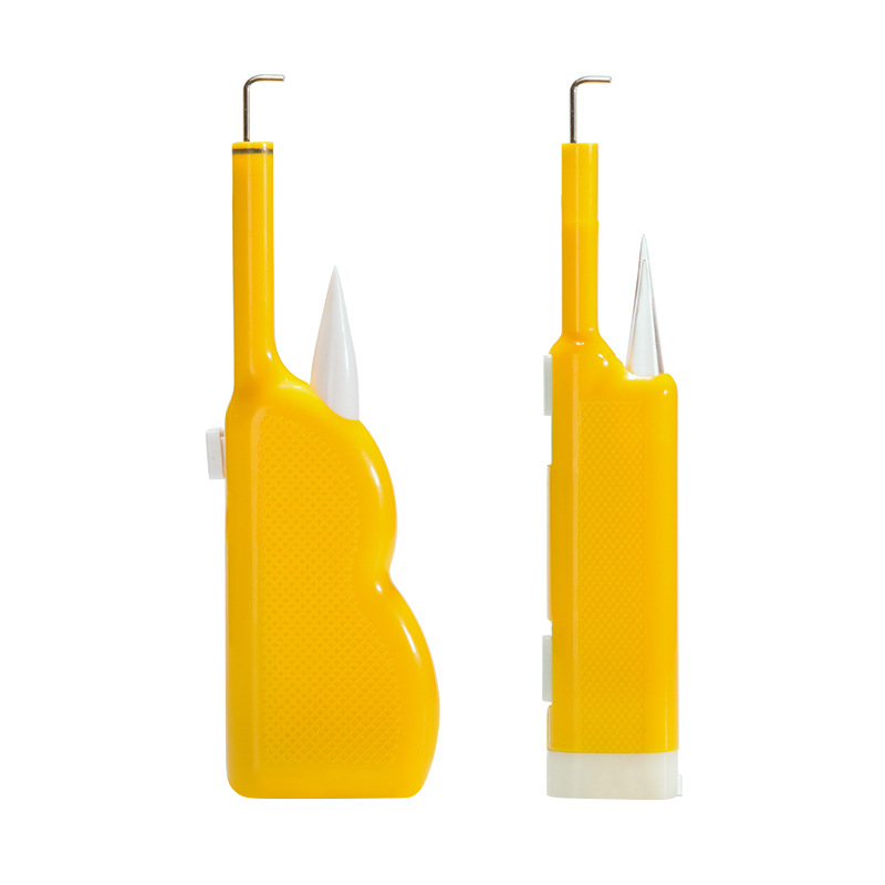 现代钓具新款红虫活饵上饵器自动红虫夹快速捆绑挂钩器钓鱼小配件