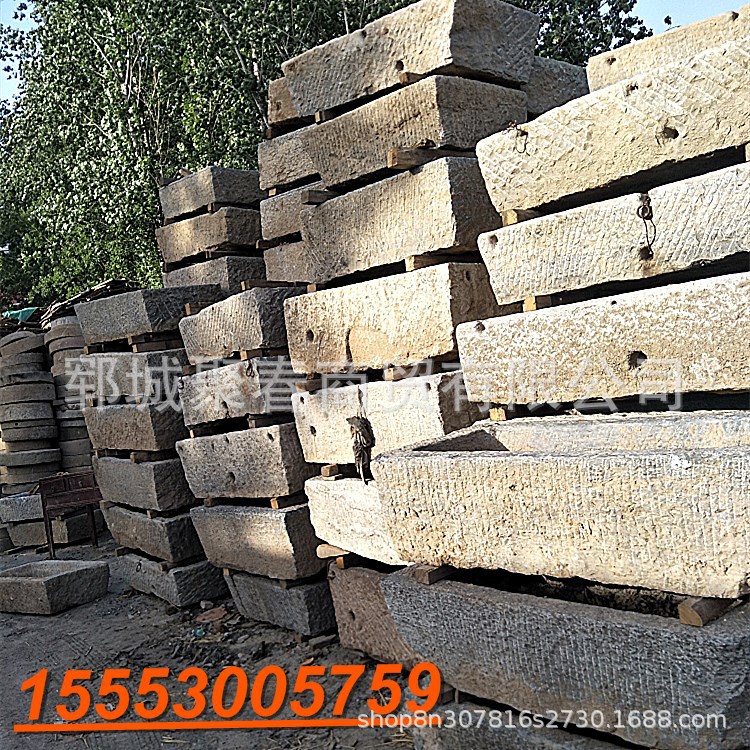 民间老石槽 牛槽 马槽  猪槽  流水景观摆件可零售  批发