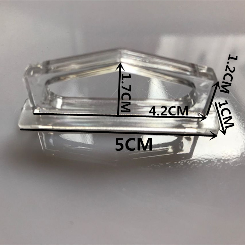 彩盒挂钩塑料飞机孔挂钩纸盒挂钩包装盒立体三角孔挂钩包装厂挂钩
