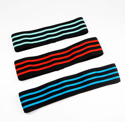 Elastic band resistance The abuse of hip Bodybuilding Squat yoga Bottom Hip Legs train pull strap silica gel non-slip