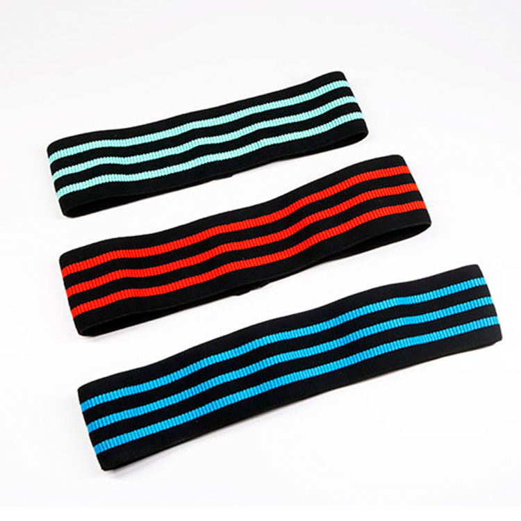 Elastic band resistance The abuse of hip Bodybuilding Squat yoga Bottom Hip Legs train pull strap silica gel non-slip