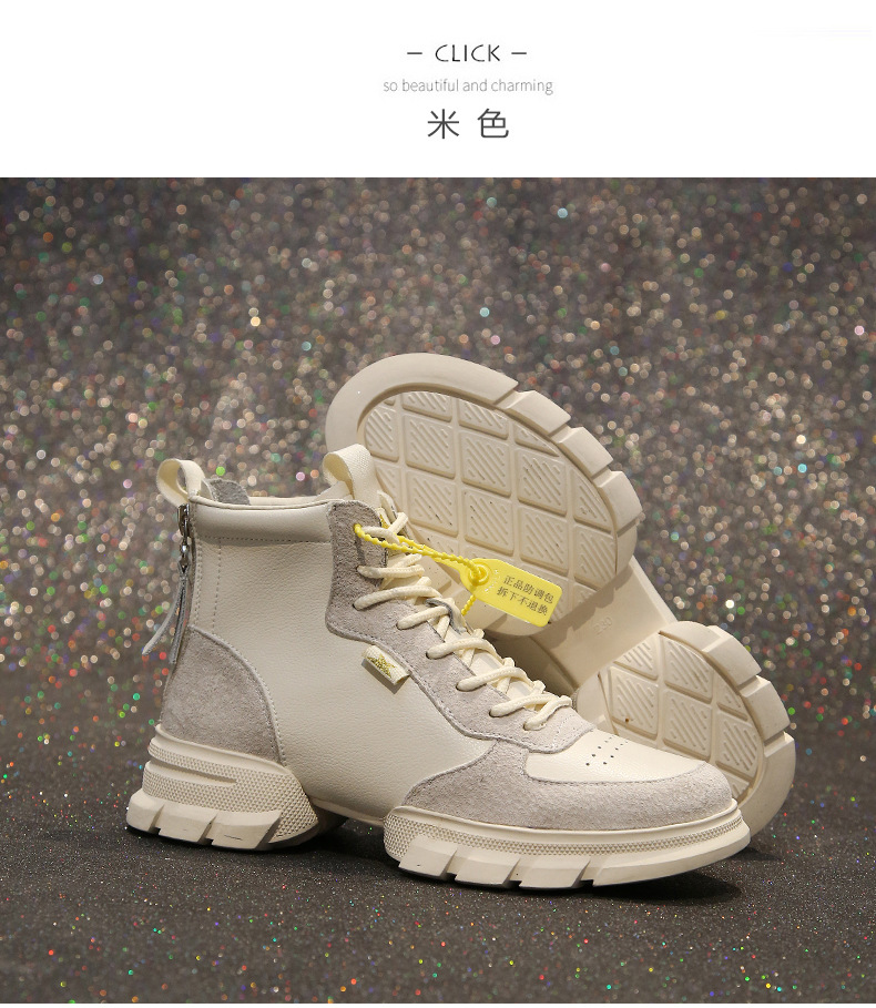 Bottes femme DAFEIOU     en En cuir - Ref 3355346 Image 23