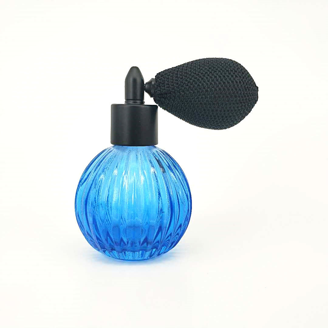 现货18口螺口哑黑色气囊香水瓶厂家直发50ml库存瓶光瓶透明瓶密封