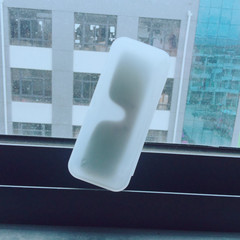 眼鏡夾片盒車載塑料眼鏡盒透明  眼鏡夾片收納盒子廠家批發