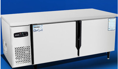 厂家银都qpl6727不锈钢操作台商用酒店厨房1.2米冷冻冰箱冰柜