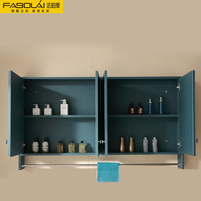 法珀莱美式吊柜挂柜不锈钢 阳台厨房收纳柜浴室柜组合储物柜定制