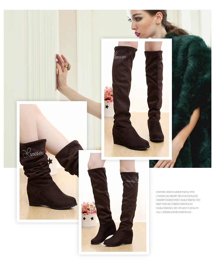 Bottes femme en Daim - Ref 3355238 Image 21