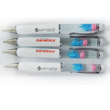 精子卵子3D漂浮物灌油圆珠笔 厂家直销快速定制广告入油液体笔