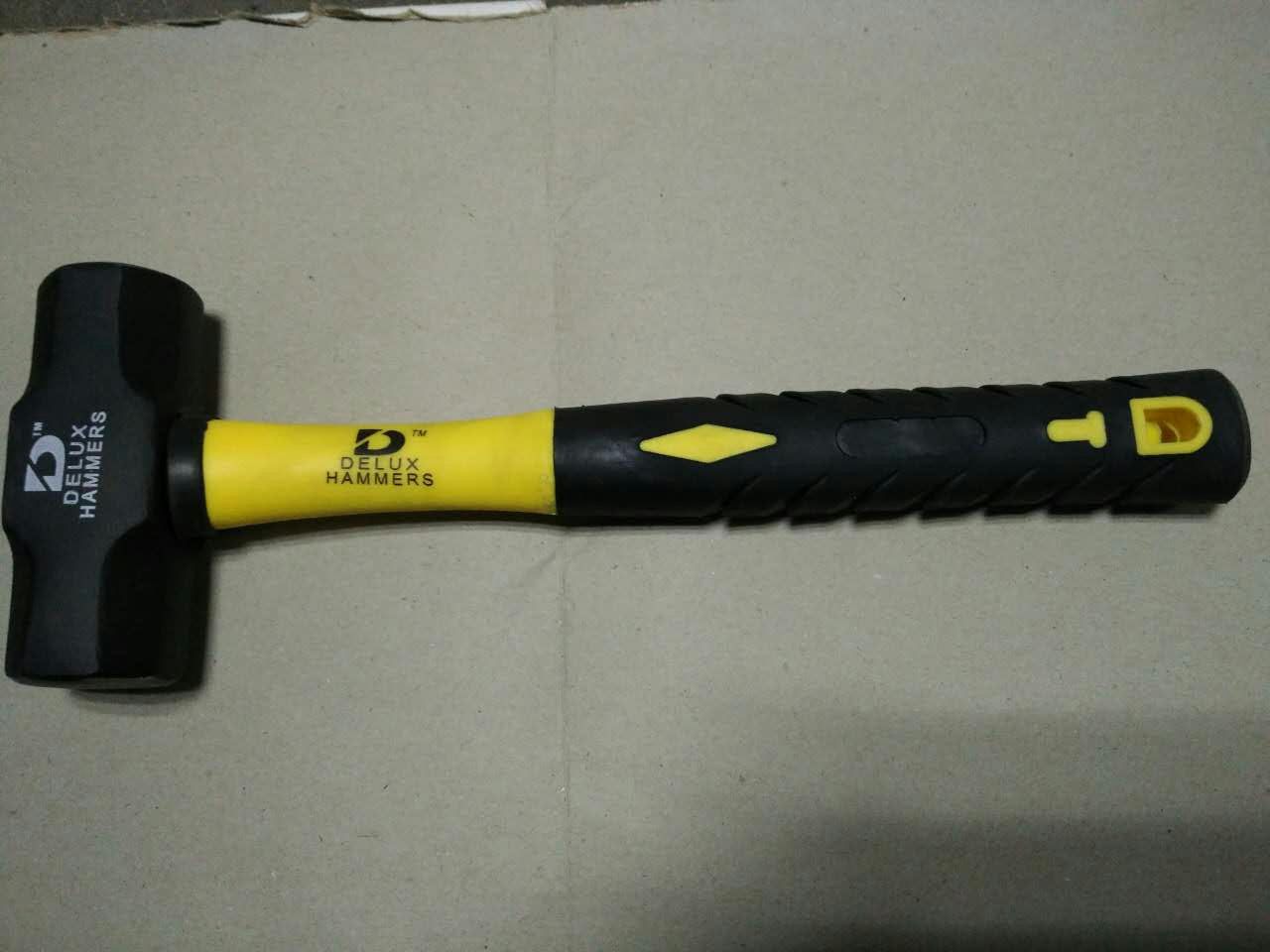 厂家直销45号碳钢锻打12LB包塑柄八角锤质优价廉