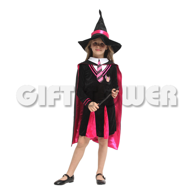 Halloween costume Magic Witch Costume G-0346 Naughty Little Hermione Girl Dress Pengpeng Role-playing Costume detail image 3