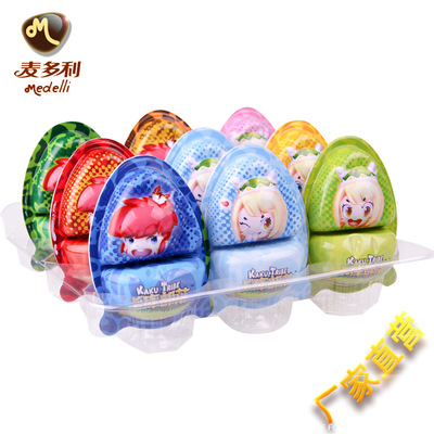 【麦多利】厂家直销 带小玩具的巧克力卡库奇趣蛋 12克*104粒|ms