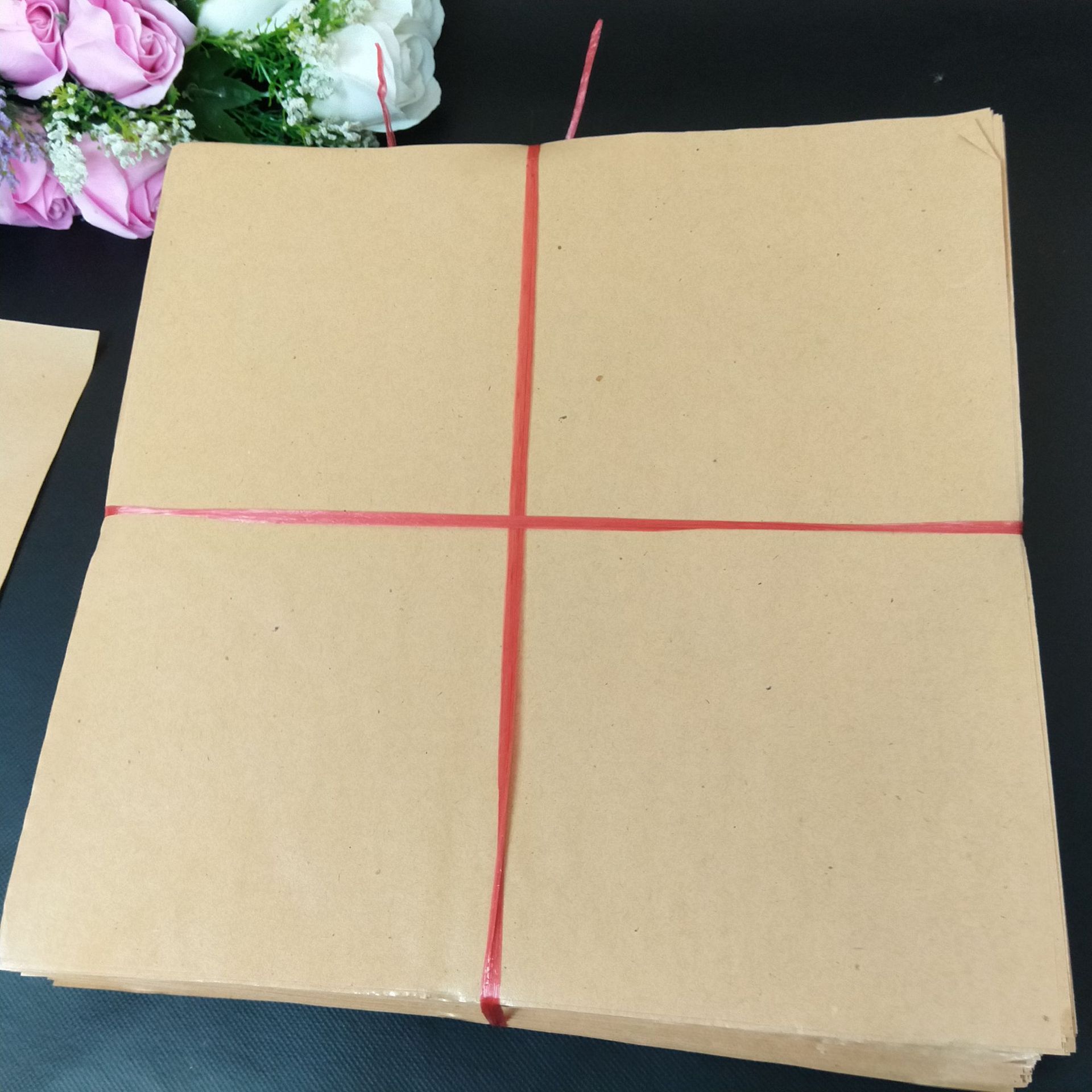 烤鸭纸手撕鸭纸叫花鸡食品包装纸餐盘纸牛皮纸一次性吸油纸 批发