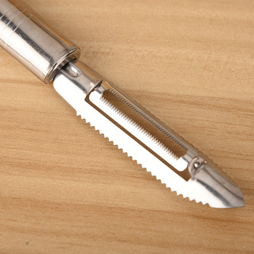 Round handle fish scale peeler stainless steel multi-functional peeler kitchen fruit peeler peeling knife fish scale peeler small tool