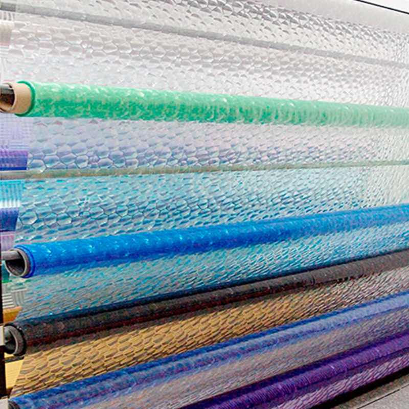 开源塑化供应PEVA浴帘3D立体膜防水浴帘膜来图来样定制