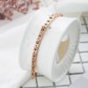 Golden fashionable bracelet stainless steel, pink gold