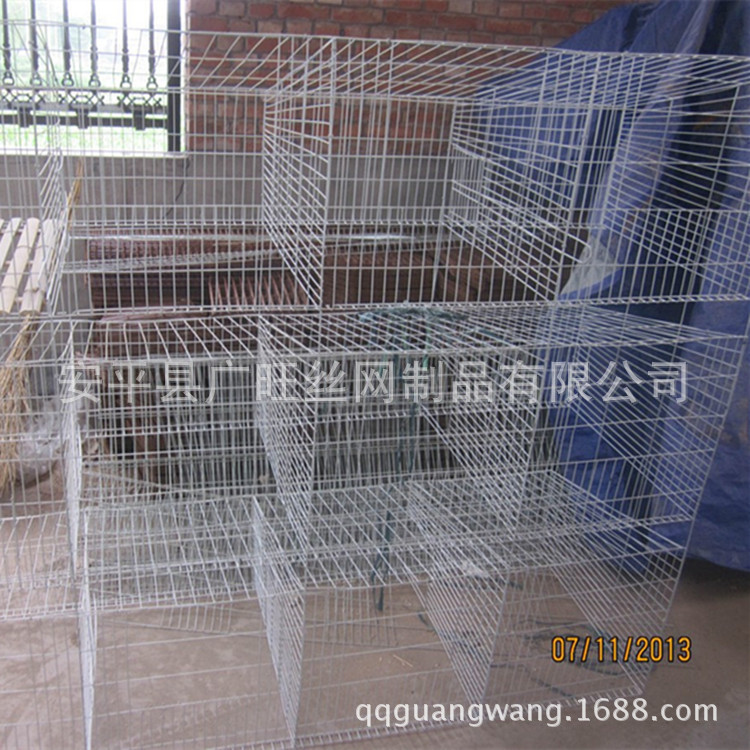 商品兔笼 3层12位子母兔笼 养殖兔笼 铁丝镀锌防生锈