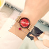 Swiss watch, retro waterproof steel belt, fashionable trend diamond quartz watches, simple and elegant design, city style