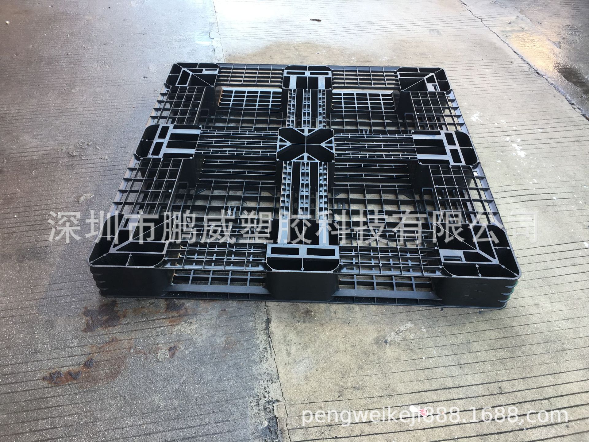 生产全新高品质防静电卡板/田字型1100*1100*125塑胶黑色防静电板