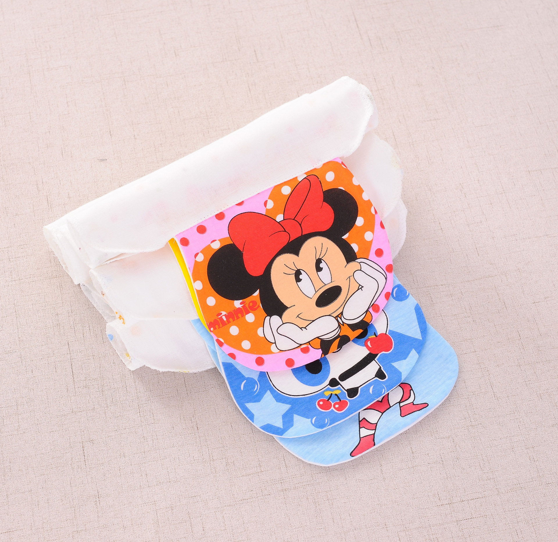 Baby Cotton Sweat Absorbent Towel, Children's Sweatproof Towel, Kindergarten Handmade Gauze Back Towel, 4-Layer White Gauze Sweat Towel